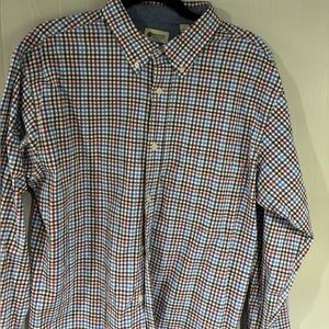 Haggar casual dress shirt.  Stretch Fabric.